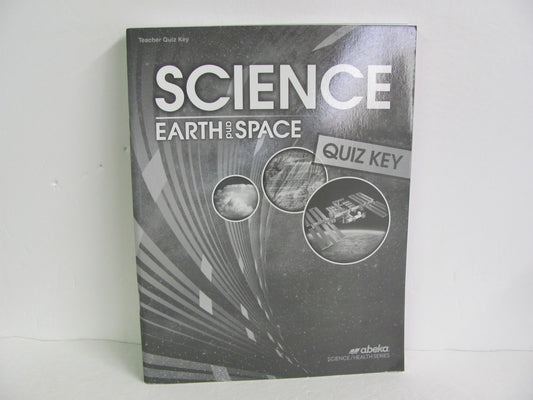 Earth and Space Abeka Quiz Key Pre-Owned 8th Grade Science Textbooks