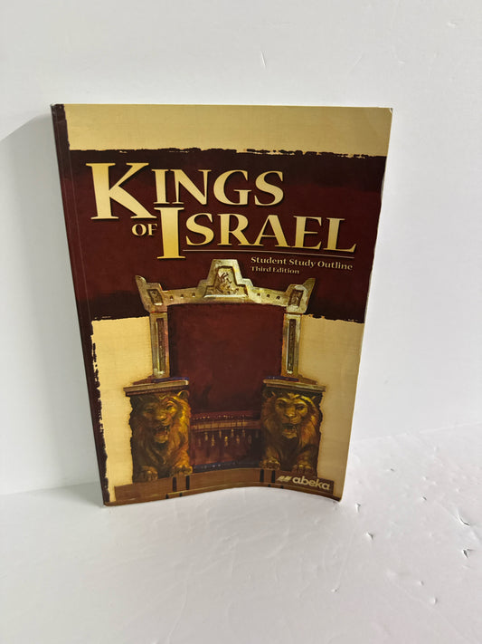 Kings of Israel Abeka Student Text  Pre-Owned 9th Grade Bible Textbooks