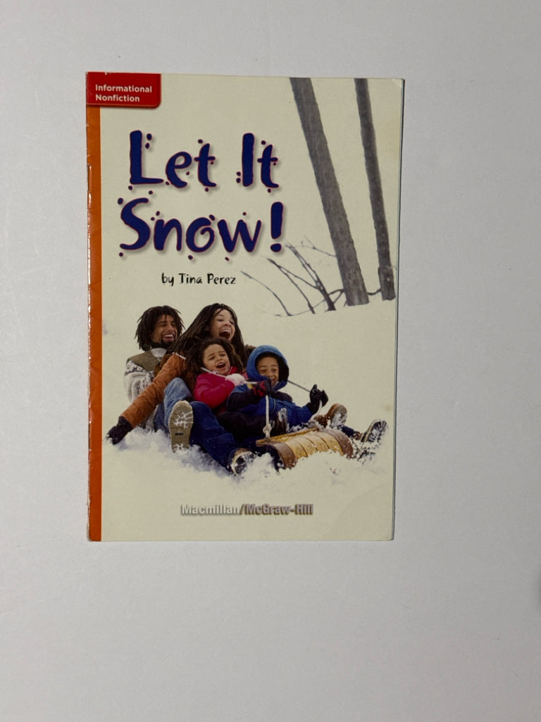 Let It Snow Macmillan Reader Pre-Owned Tina Perez 1st Grade Reading Textbooks