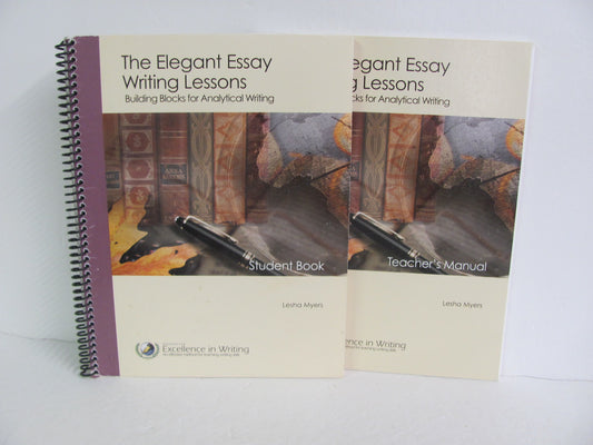 The Elegant Essay IEW Set  Pre-Owned Myers High School Creative Writing Books