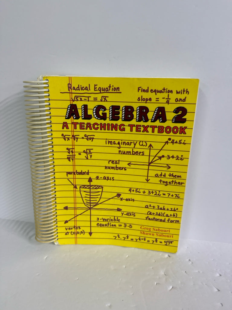 Algebra 2 Teaching Textbooks Student Text  Pre-Owned Mathematics Textbooks