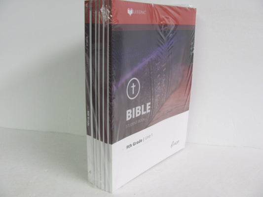 Bible 9 Lifepac Set  Pre-Owned 9th Grade Bible Textbooks