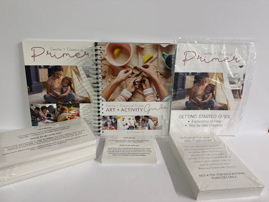 Art & Activity Guide Gentle and Classical Set  Pre-Owned Unit Study Books
