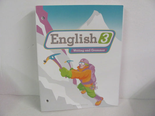 English 3 BJU Press Student Book Pre-Owned 3rd Grade Language Textbooks