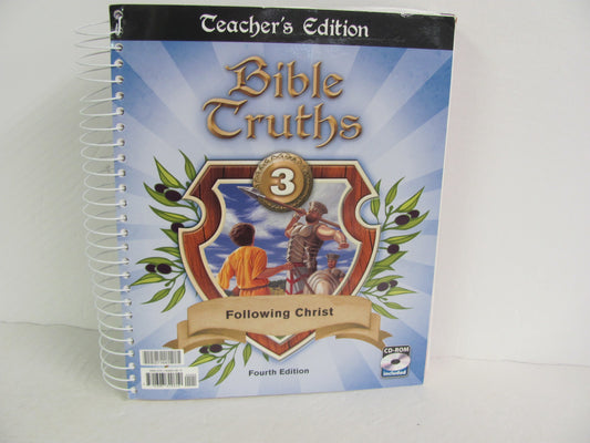 Bible Truths 3 BJU Press Teacher Edition  Pre-Owned 3rd Grade Bible Textbooks