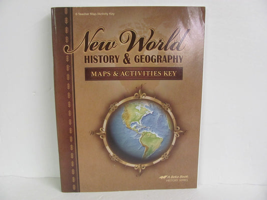 New World History Abeka Map Key Pre-Owned 6th Grade History Textbooks