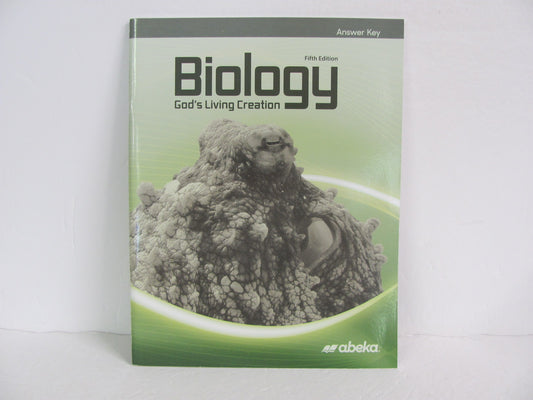 Biology God's Living Creation Abeka Answer Key  Pre-Owned Science Textbooks