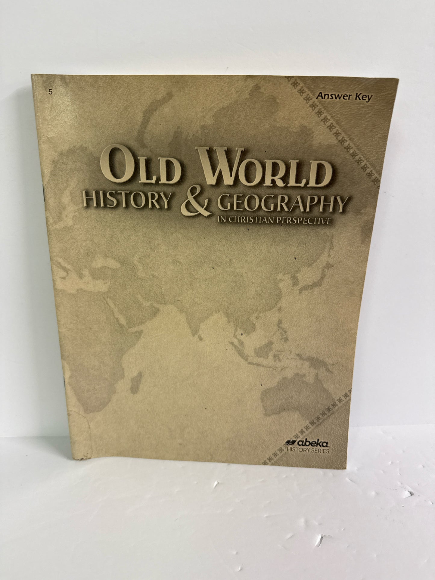 Old World History & Geography Abeka Answer Key  Pre-Owned History Textbooks