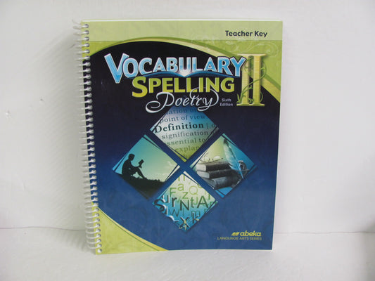 Vocabulary Spelling Poetry II Abeka 8th Grade Spelling/Vocabulary Books