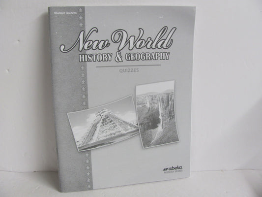 New World History Abeka Quizzes Pre-Owned 6th Grade History Textbooks