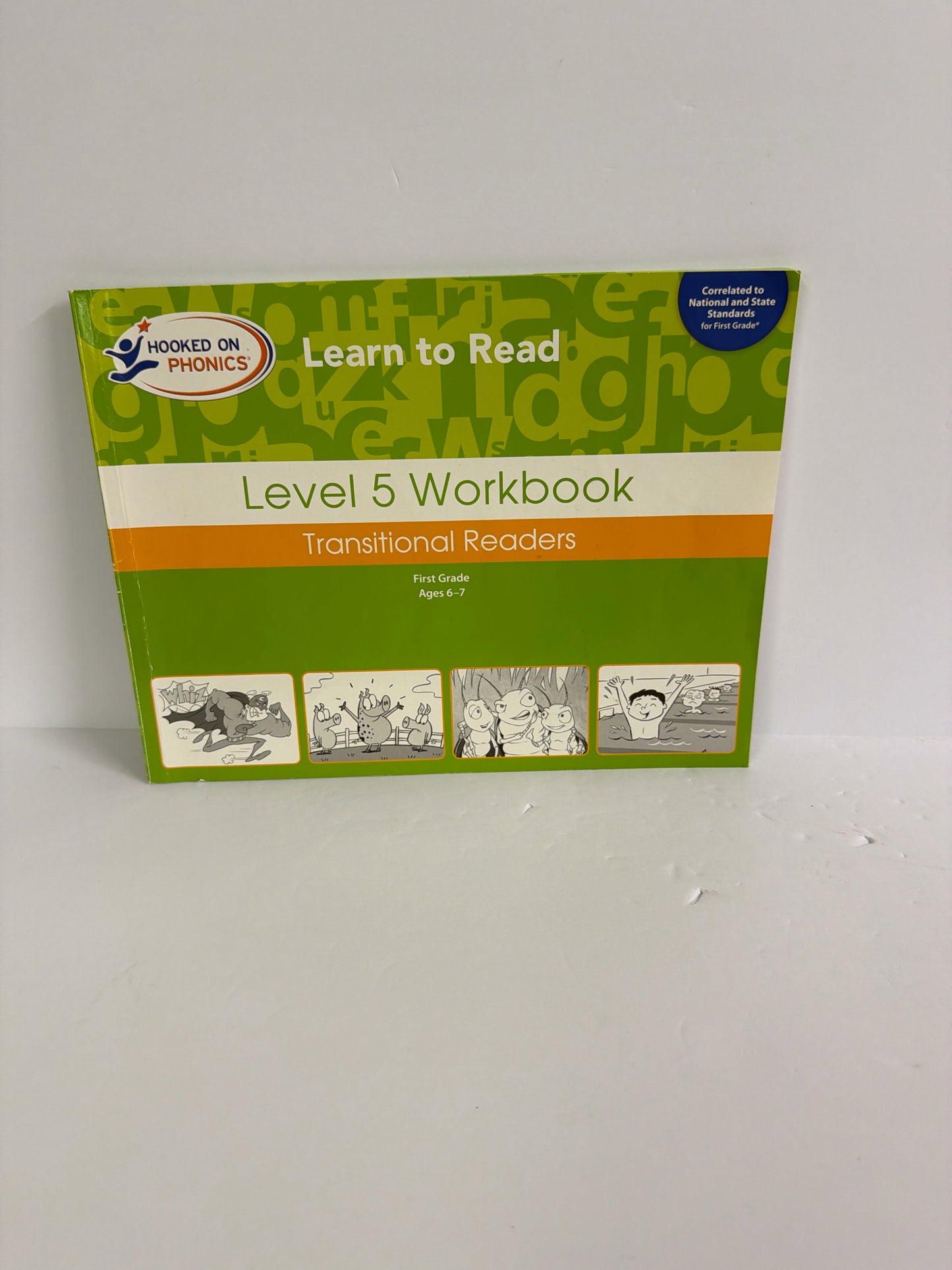 Hooked on Phonics Level 5 Student Workbook Pre-Owned Early Learning Books
