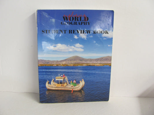 Exploring World Geography Notgrass Student Review  Pre-Owned History Textbooks