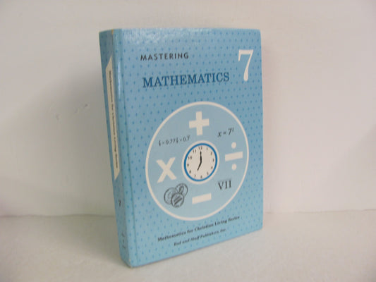 Mastering Mathematics 7 Rod & Staff Student Book Pre-Owned Mathematics Textbooks