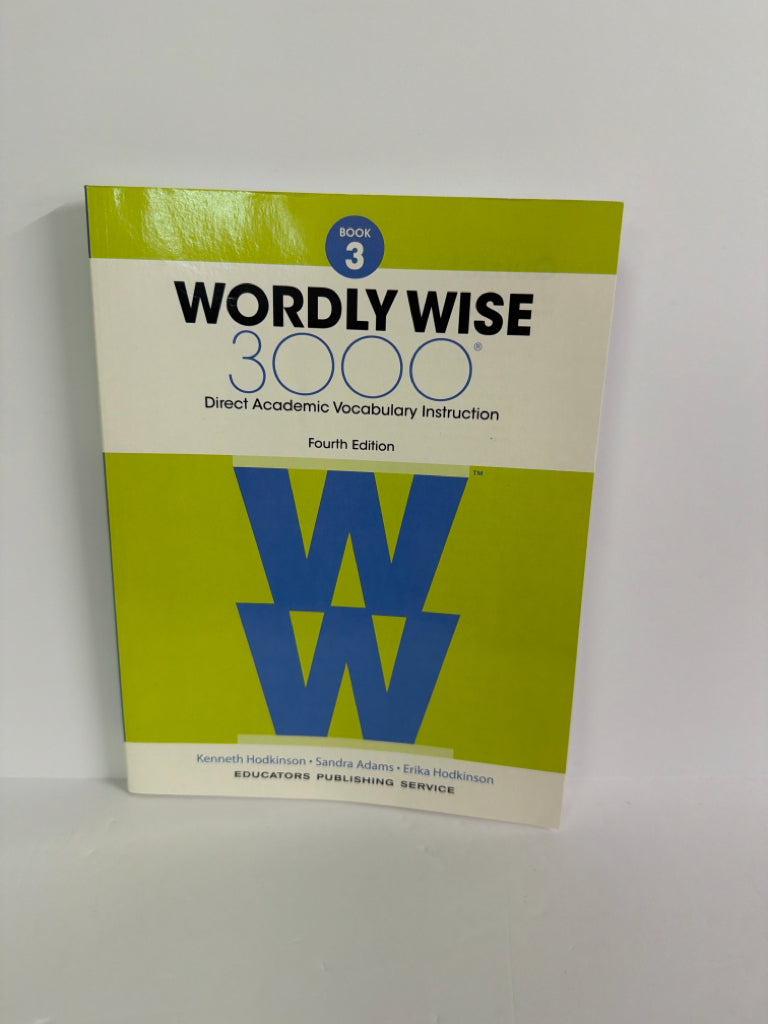 Wordly Wise 3000 Educators Publishing Service Elementary Language Textbooks