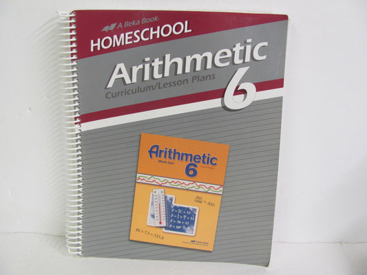 Arithmetic 6 Abeka Curriculum Pre-Owned 6th Grade Mathematics Textbooks