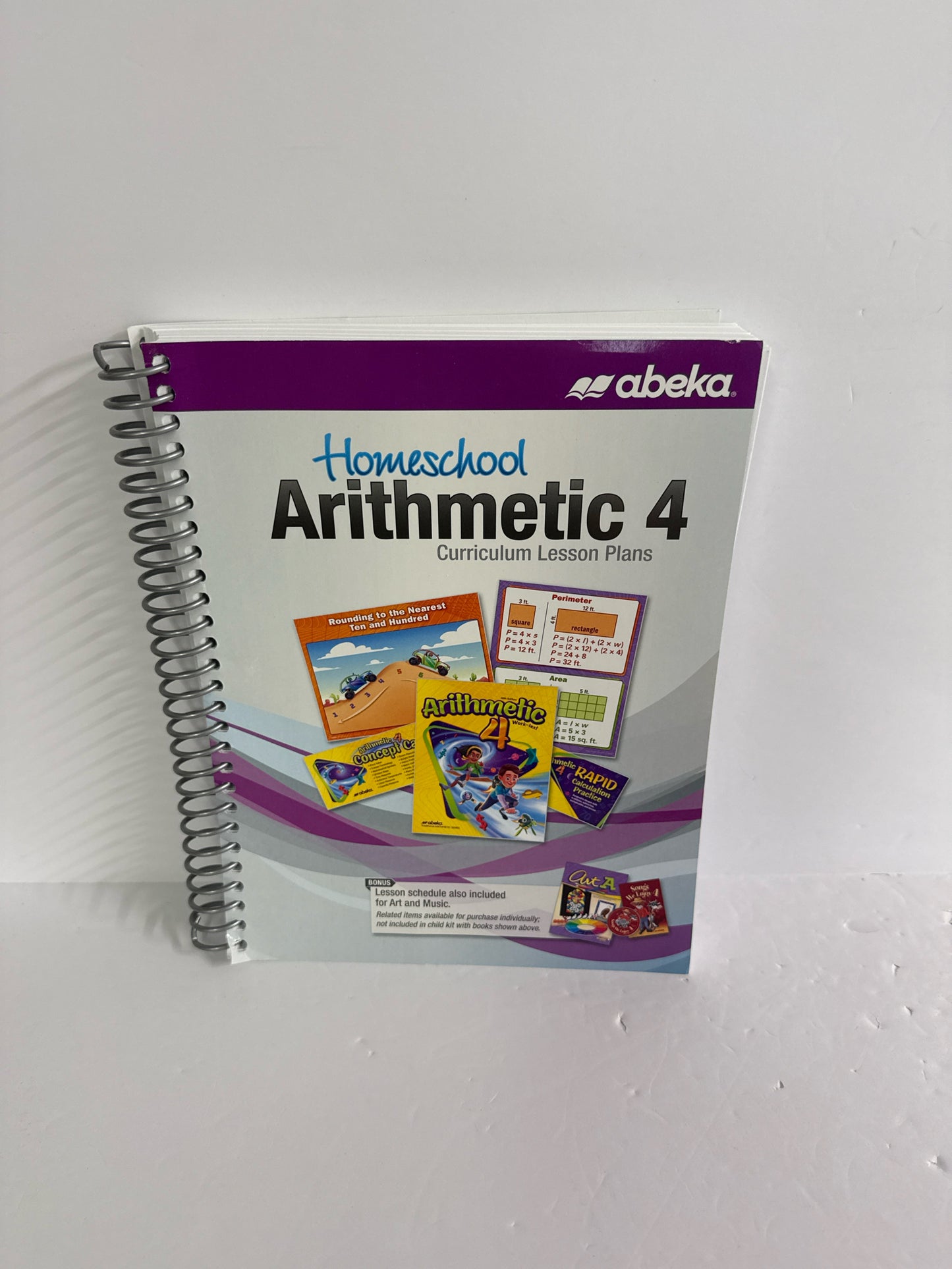 Arithmetic 4 Abeka Curriculum/Lesson Plan Pre-Owned Mathematics Textbooks