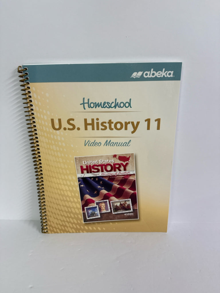 U.S. History 11 Abeka Video Manual- Pre-Owned 11th Grade Educator Resources