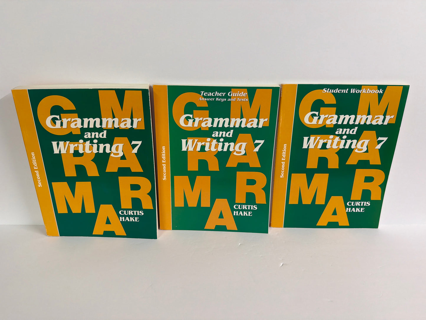 Grammar and Writing 7' Houghton Mifflin Set  Pre-Owned Hake Grammar Books