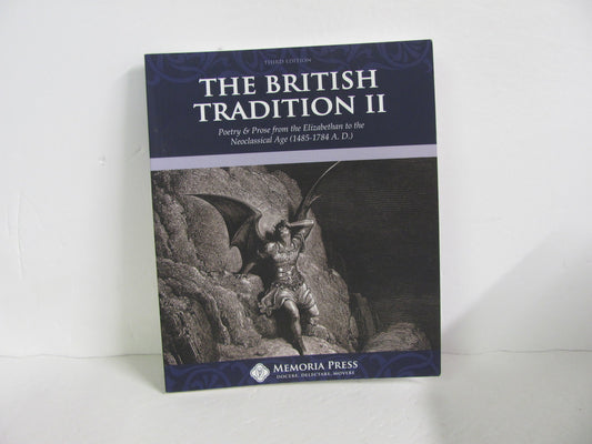 The British Tradition II Memoria Press Student Book Pre-Owned Reading Textbooks