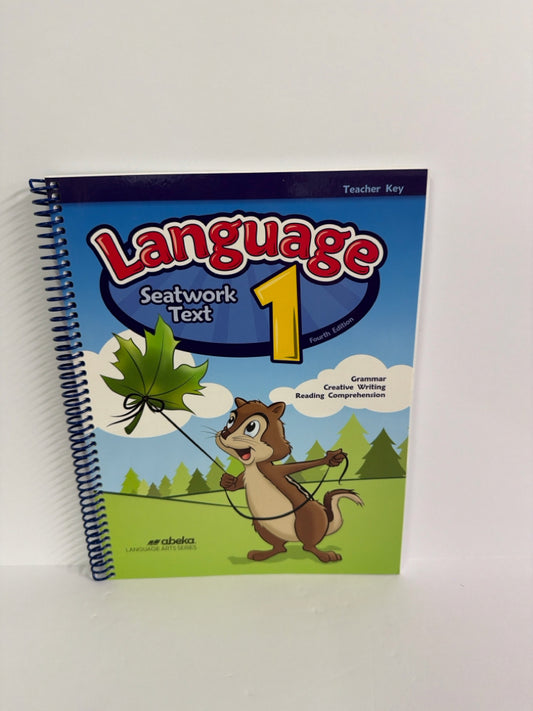 Language 1 Abeka Teacher Key  Pre-Owned 1st Grade Language Textbooks