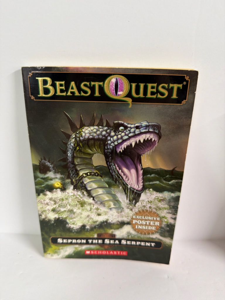 Sepron the Sea Serpent Adam Blade Scholastic Juvenile Books