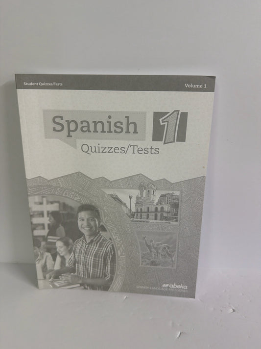 Spanish 1 Abeka Quizzes/Tests  Pre-Owned High School Spanish