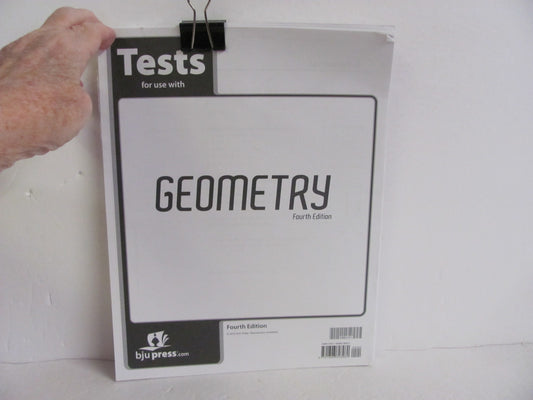 Geometry BJU Press Tests  Pre-Owned High School Mathematics Textbooks