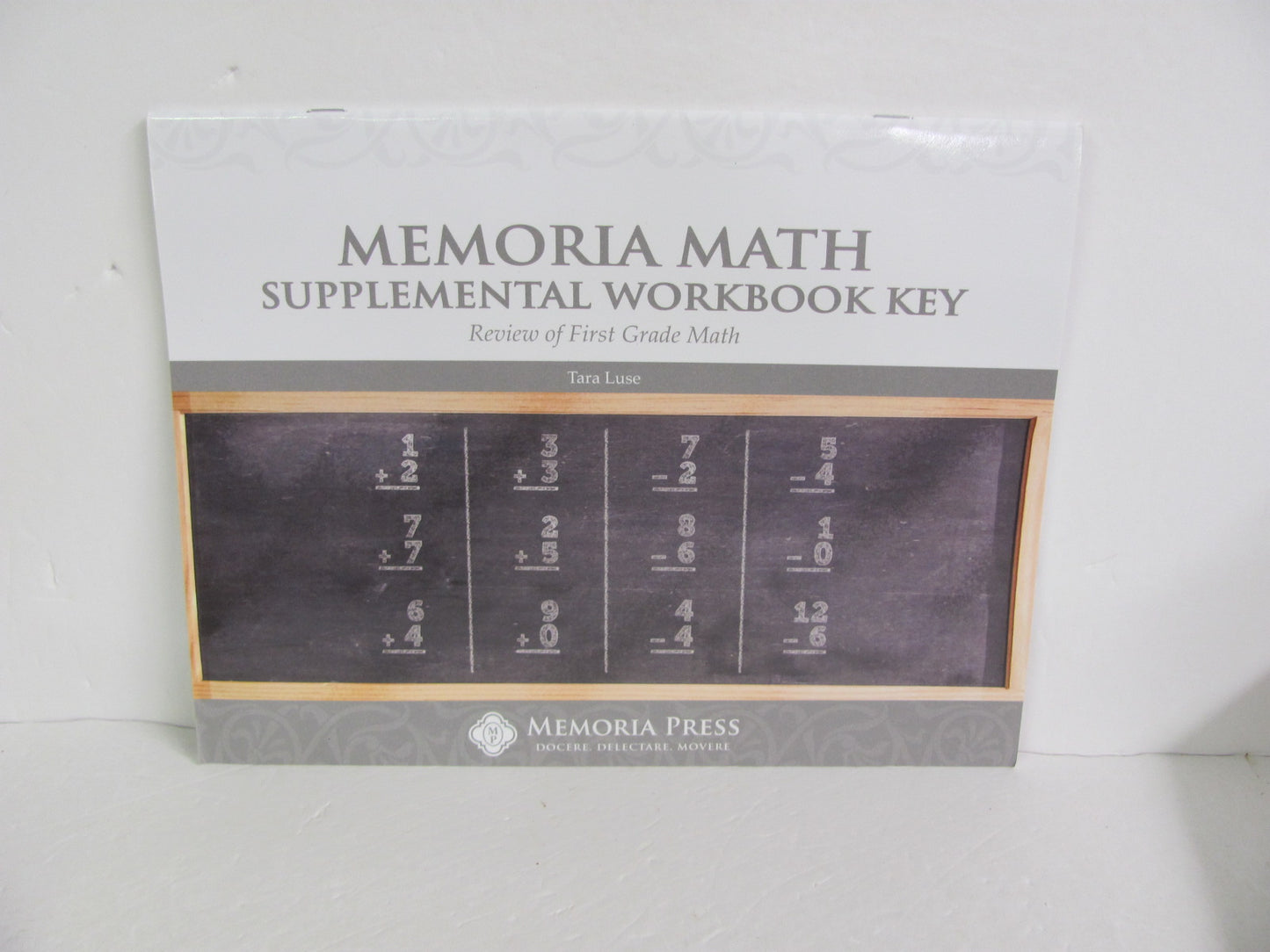 Memoria Math Supplemental Wkbk Key Memoria Press Luse Elementary Math Help Books