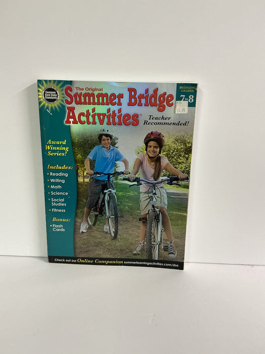 Summer Bridge Activities Carson Dellosa Workbook  Pre-Owned Summer Study Books