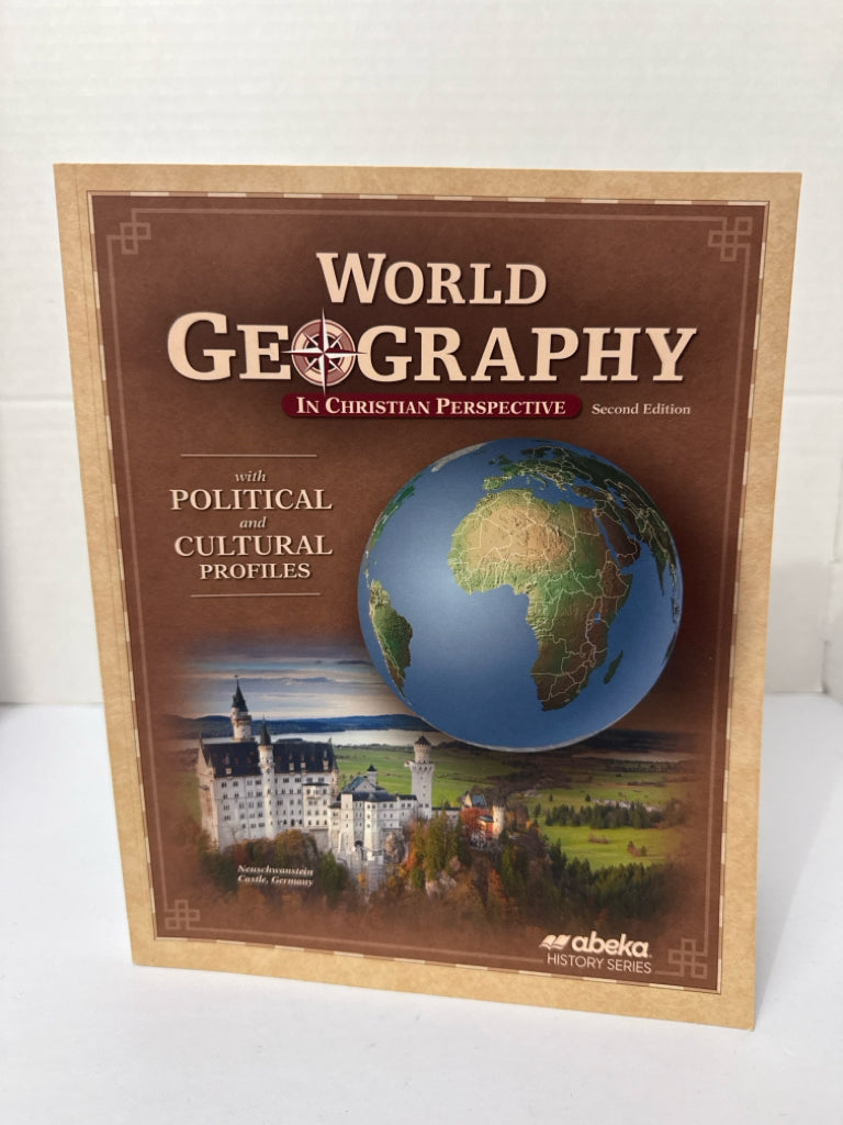 World Geography Abeka Student Book Pre-Owned 9th Grade History Textbooks