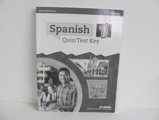 Spanish 1 Volume 1 Abeka Quiz/Test Key  Pre-Owned High School Spanish Books