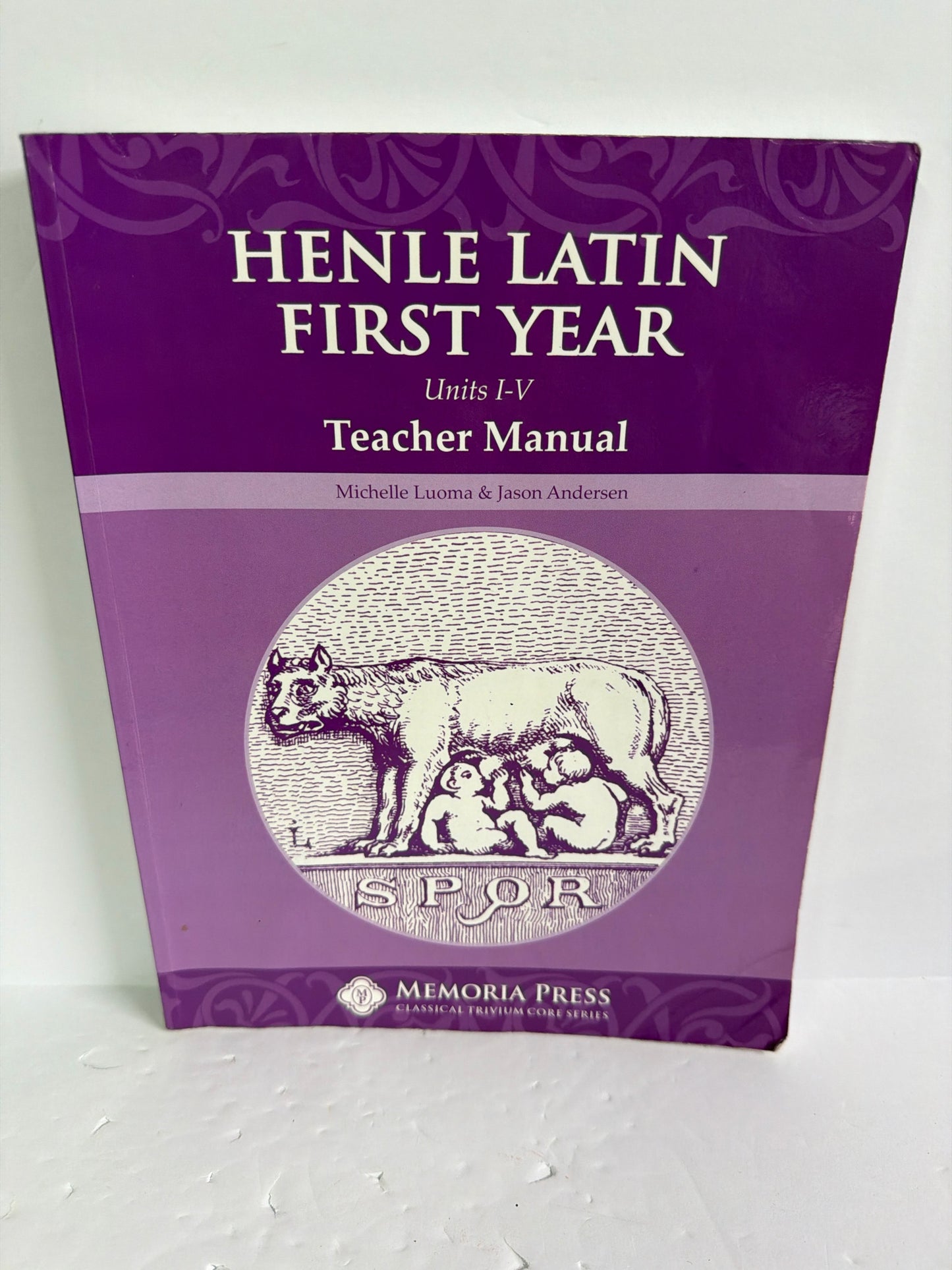 Henle Latin First Year Memoria Press Teacher Manual  Pre-Owned Memoria Press