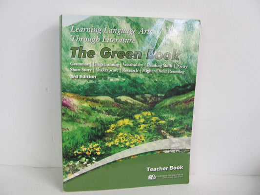 The Green Book Common Sense Teacher Edition  Pre-Owned Language Textbooks