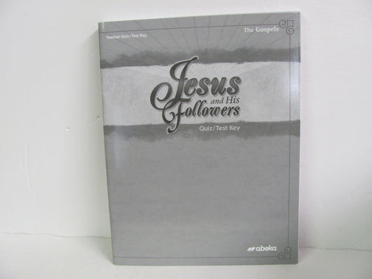 Jesus and His Followers Abeka Quiz/Test Key  Pre-Owned Bible Textbooks