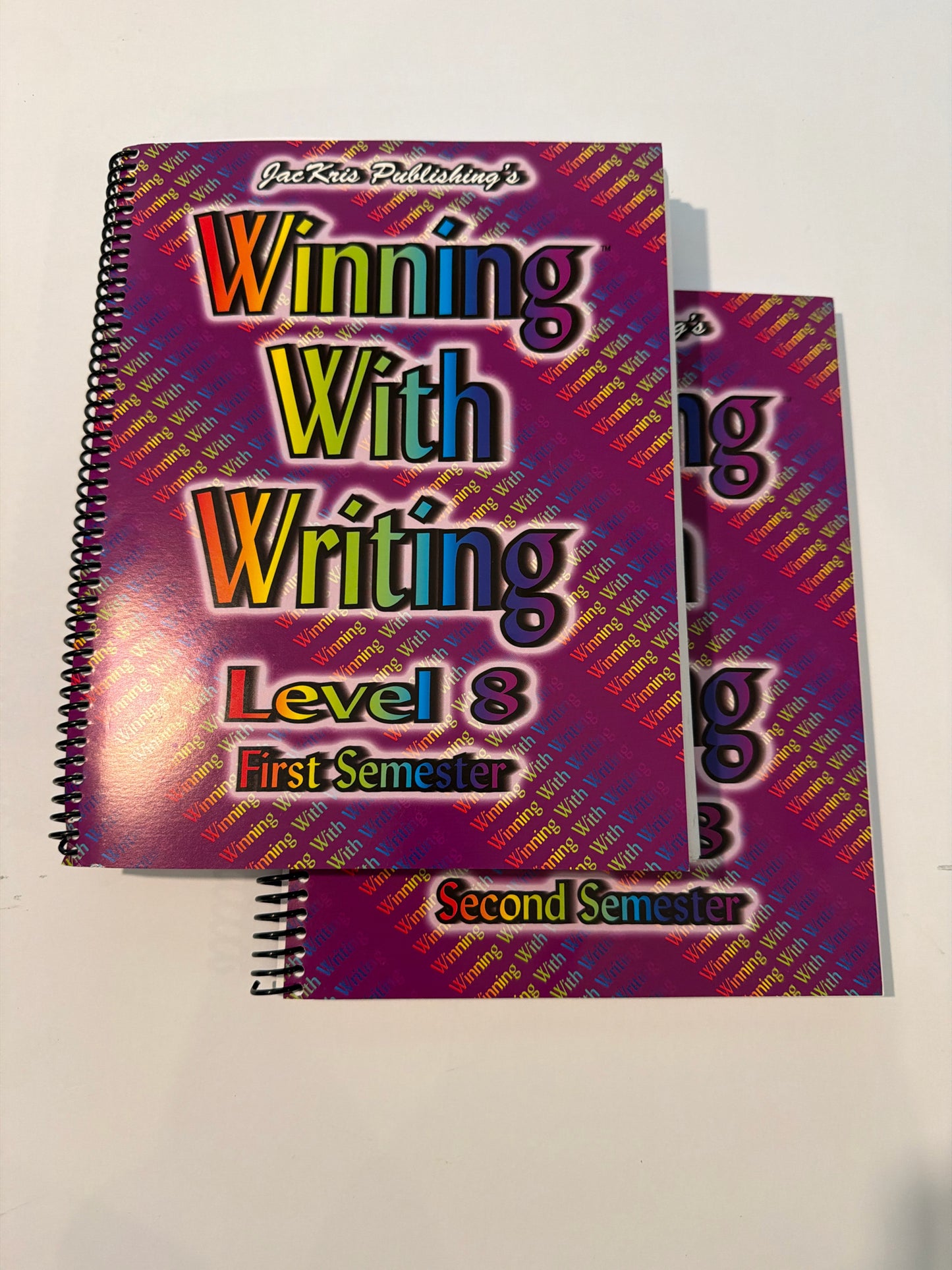 Winning With Writing JacKris Student Workbook Pre-Owned 8th Grade Writing Books
