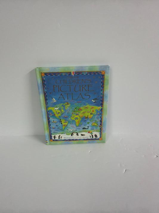 Children's Picture Atlas Usborne Pre-Owned Elementary Children's Books