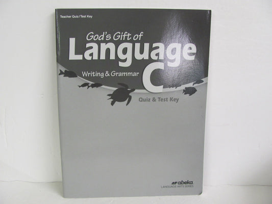 Language C Abeka Test/Quiz Key  Pre-Owned 6th Grade Language Textbooks
