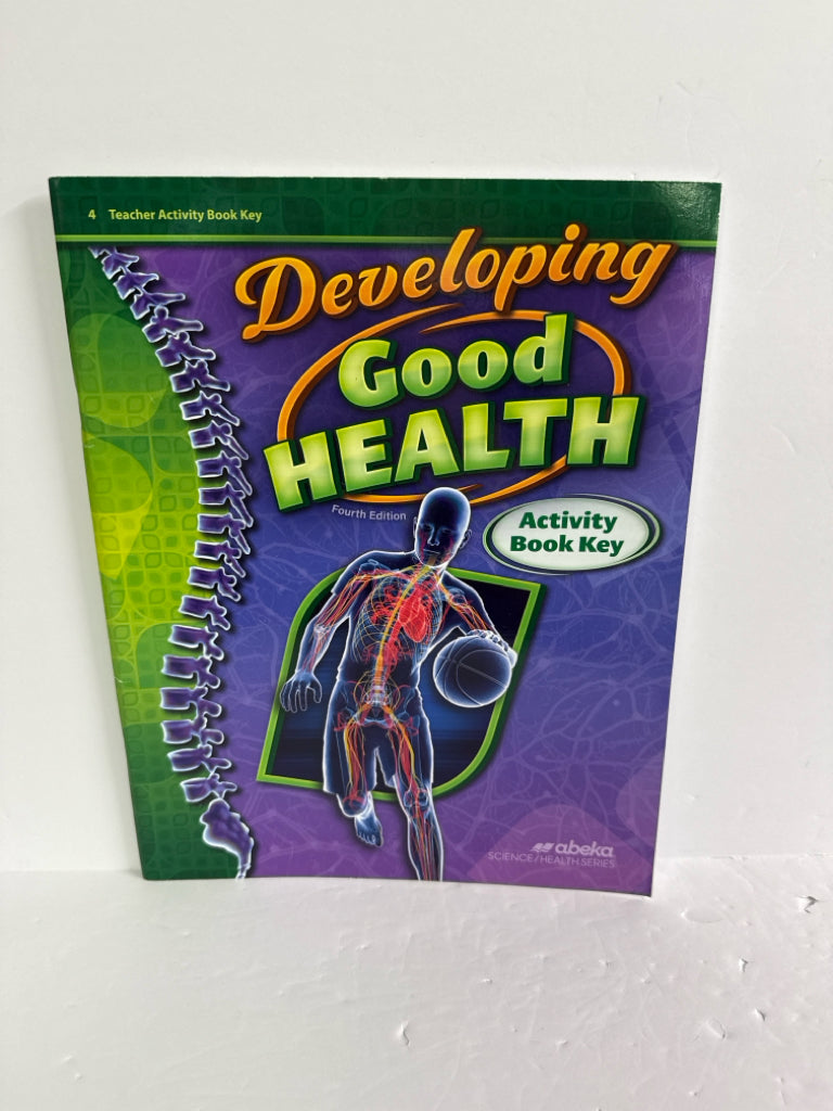Developing Good Health Abeka Activity Key Pre-Owned 4th Grade Science Textbooks