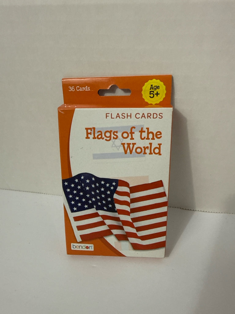 Flags of the World Bendon Flashcards Pre-Owned Elementary Geography Textbooks