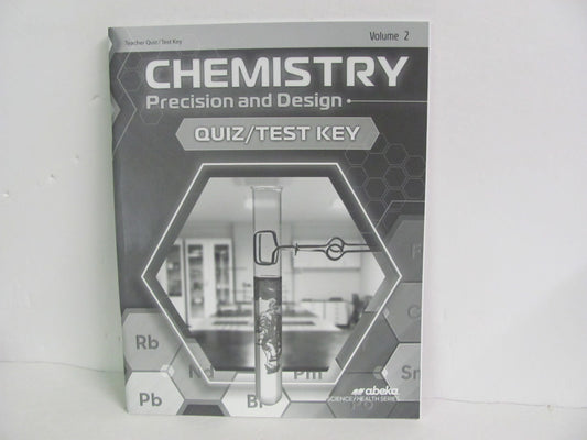 Chemistry Vol 2 Abeka Quiz/Test Key  Pre-Owned High School Science Textbooks