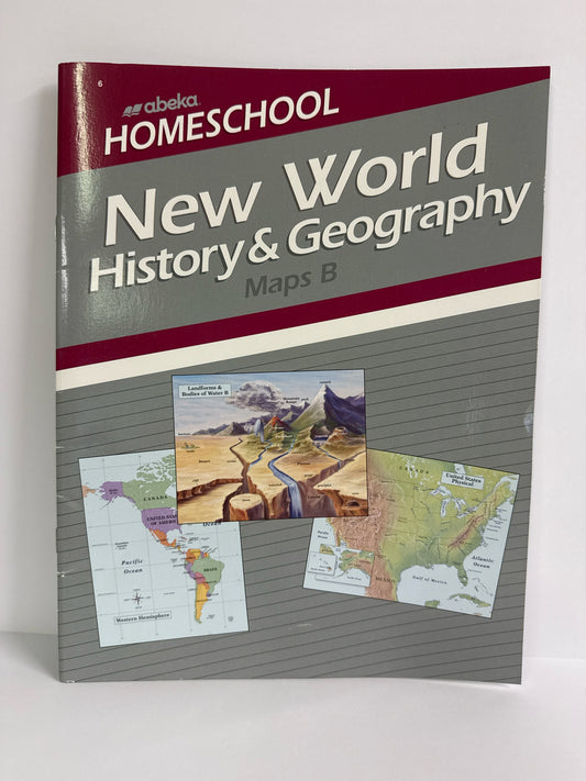 Homeschool World History & Geograph Abeka Pre-Owned 6th Grade History Textbooks