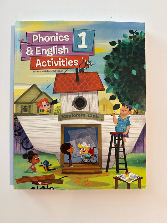 Phonics & English 1 BJU Press Activity Book  Pre-Owned 1st Grade Phonics