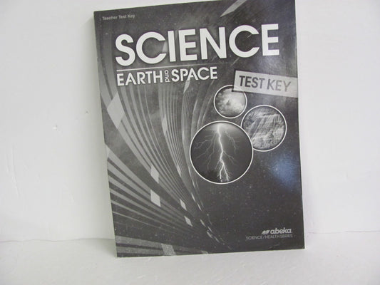 Earth & Space Abeka Test Key Pre-Owned 8th Grade Science Textbooks