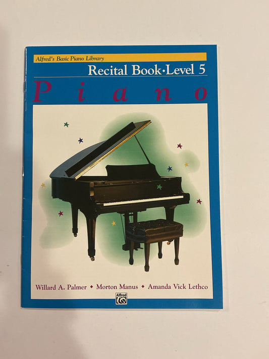 Recital Book-Lvl 5 Alfred Student Book Pre-Owned Music Education Books