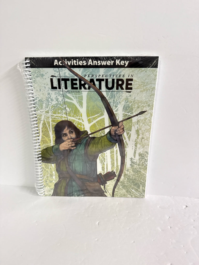 Perspectives in Literature BJU Press Activity Key Pre-Owned Language Textbooks