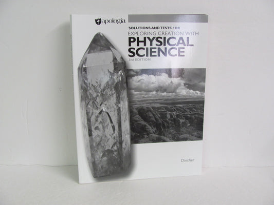 Physical Science Apologia Solutions and Tests  Pre-Owned Science Textbooks