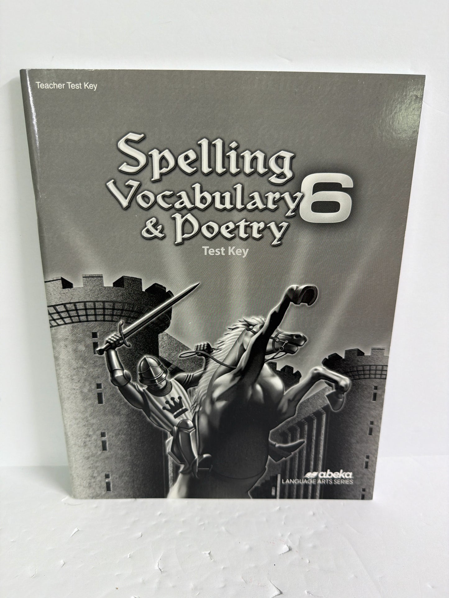 Spelling Vocabulary & Poetry 6 Abeka Test Key Pre-Owned Language Textbooks