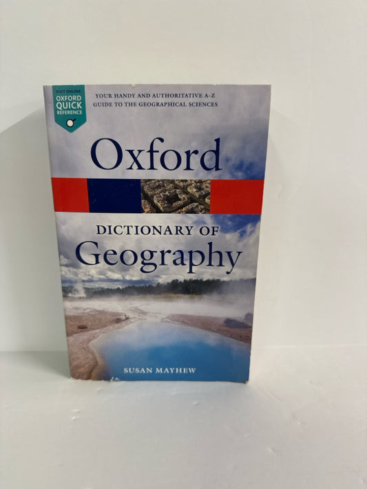 Oxford Dictionary of Geography Oxford Pre-Owned Dictionaries