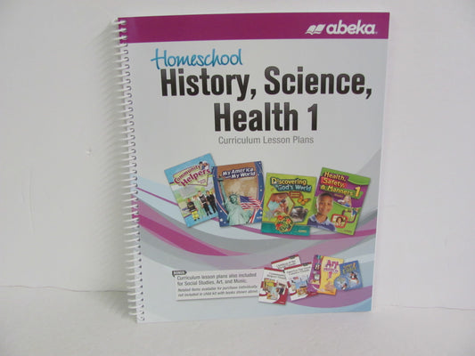 History, Science, Health Abeka Curriculum Pre-Owned 1st Grade History Textbooks