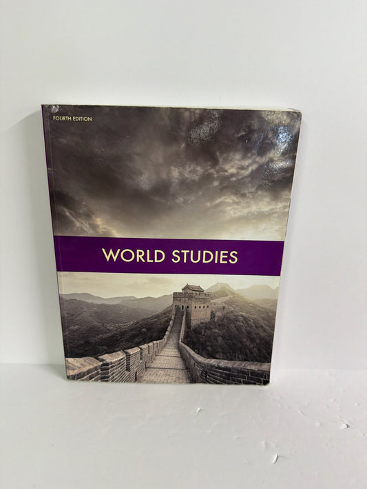 World Studies BJU Press Student Text  Pre-Owned 7th Grade History Textbooks